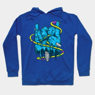 Blue horns Hoodie